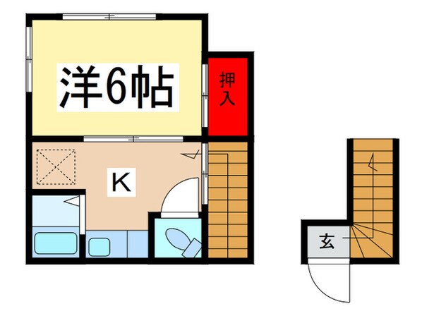 北島荘の物件間取画像